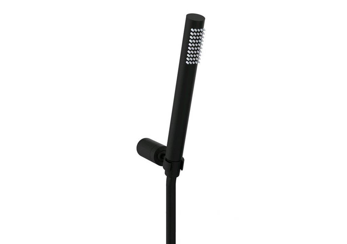 Изображение товара Душевой гарнитур Paffoni Birillo ZDUP036NO, 1 режим струи, цвет черный матовый Изображение товара Душевой гарнитур Paffoni Birillo ZDUP036NO, 1 режим струи, цвет черный матовый