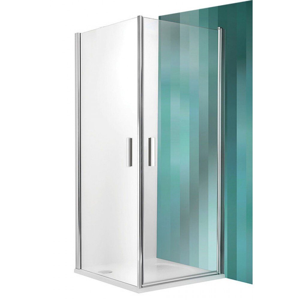 Изображение товара Душевая дверь Roth Tower Line TCO1/1200, профиль silver, стекло transparent