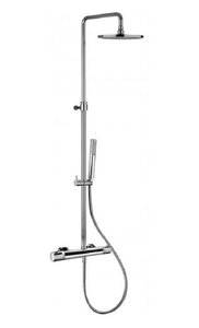 Изображение товара Душевая колонна Paffoni Birillo Mini ZCOL638LIQCR с термостатическим смесителем для душа