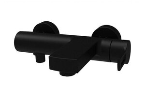 Изображение товара Смеситель Paffoni Ringo RIN022NO для ванны без душевого гарнитура, цвет черный матовый