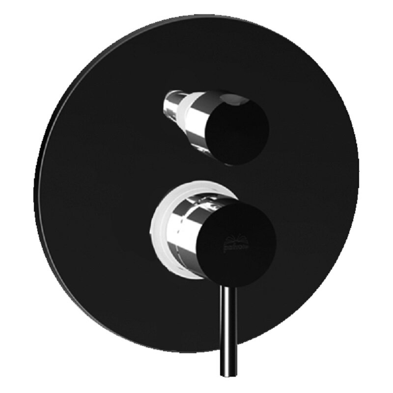 Изображение товара Смеситель Paffoni Light LIG018NO для душа, черный матовый