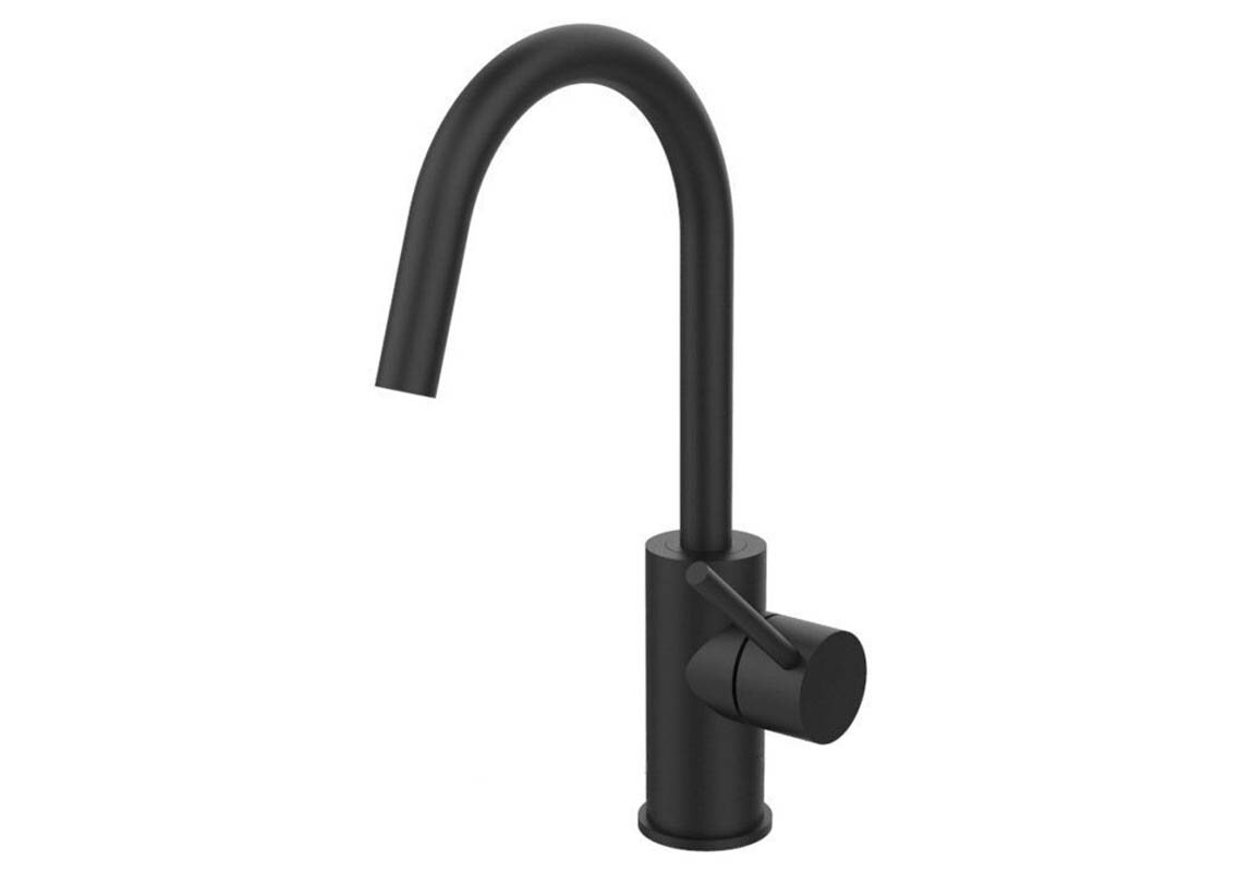Изображение товара Смеситель Paffoni Light LIG078NO для раковины с поворотным изливом, черный матовый Изображение товара Смеситель Paffoni Light LIG078NO для раковины с поворотным изливом, черный матовый
