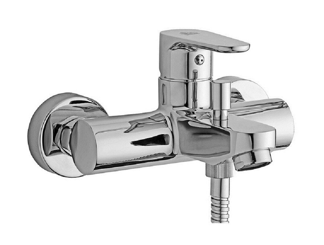 Изображение товара Смеситель для ванны Paffoni Green GR022CR хромированный вертикальный монтаж