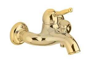 Изображение товара Смеситель Paffoni Giorgia GI022GF для ванны, без душевого гарнитура, цвет золото