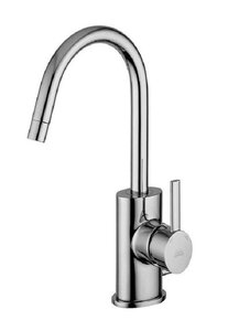 Изображение товара Смеситель Paffoni Berry BR078CR для раковины, с поворотным изливом, без донного клапана, цвет хром