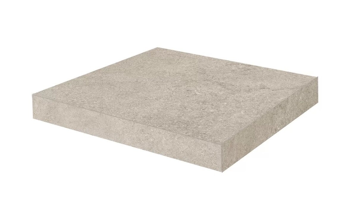 Изображение товара Ступень, керамогранит Kerama Marazzi Портленд KM8080G0001RGCA, 33 x 33 см, угловая, светло-бежевый Изображение товара Ступень, керамогранит Kerama Marazzi Портленд KM8080G0001RGCA, 33 x 33 см, угловая, светло-бежевый