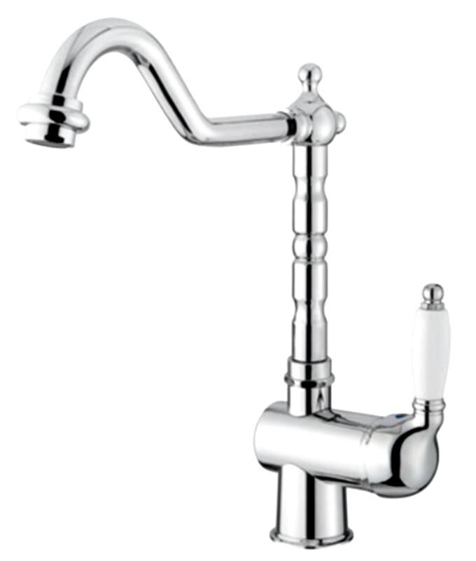 Изображение товара Смеситель M&Z Desy DSY11400 для кухни с поворотным изливом и ретро дизайном