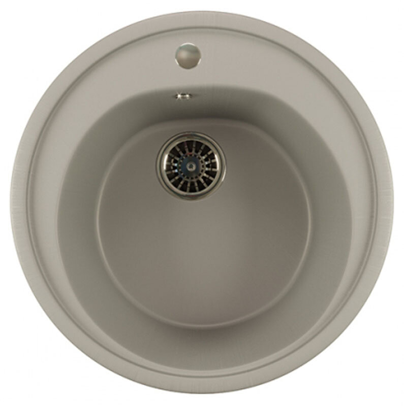 Изображение товара Кухонная мойка Mixline ML-GM11 (342), врезная сверху, цвет - графит, 50.5 х 50.5 х 18 см