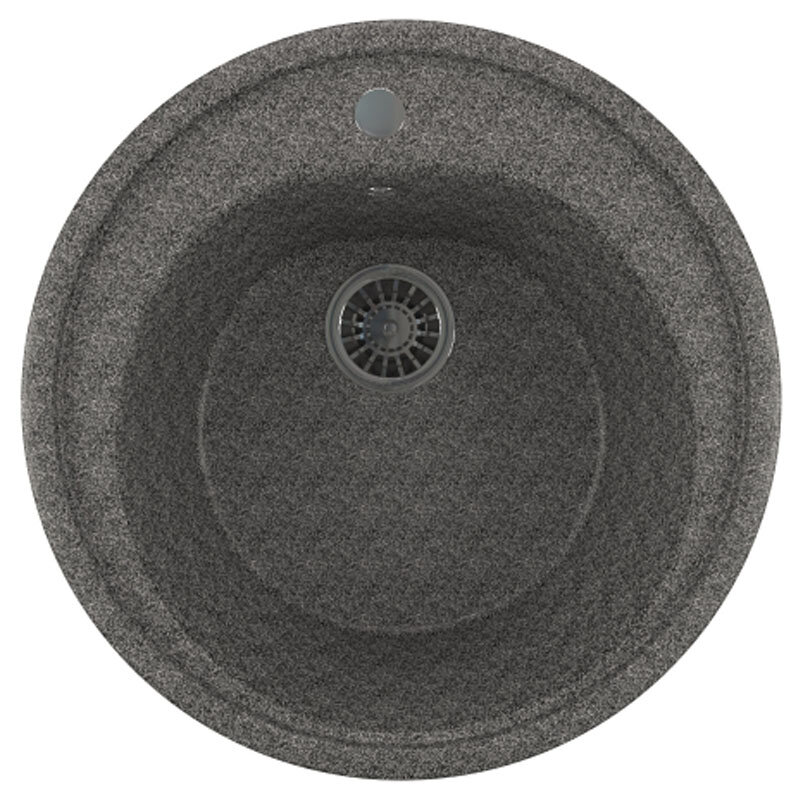 Изображение товара Кухонная мойка Mixline ML-GM11 50.5 х 50.5 см искусственный камень темно-серый