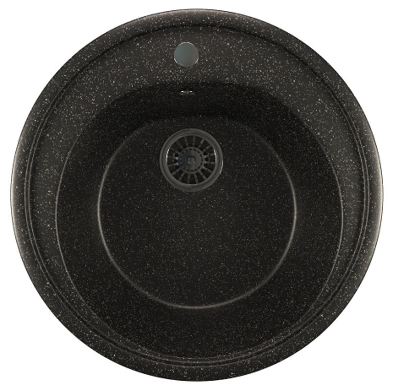 Изображение товара Кухонная мойка Mixline ML-GM11 черная матовая 50.5 х 50.5 см