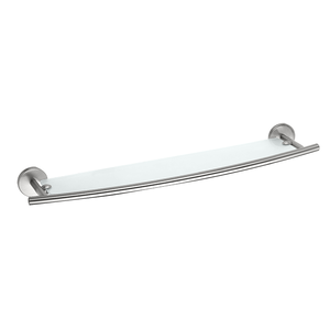 Изображение товара Полка стеклянная Bemeta Alfa 102402243, 60 cм, с бортиком, хром