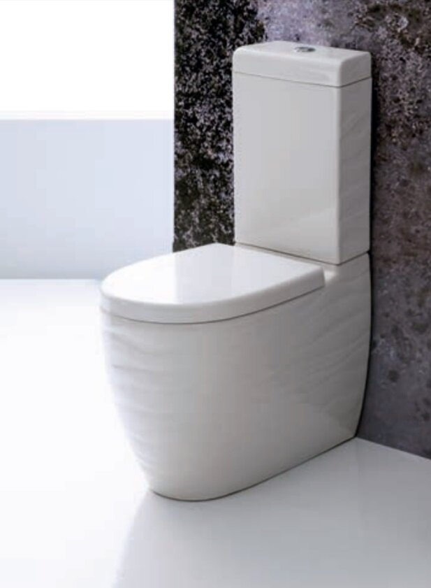 Изображение товара Напольный унитаз Ceramica Ala Wave 23MBS/P безободковый с крышкой микролифт