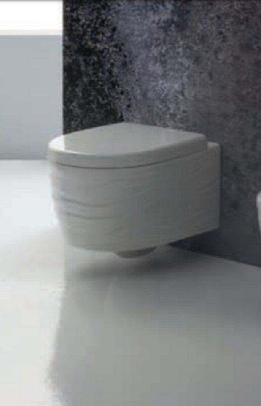 Изображение товара Подвесной унитаз Ceramica Ala Wave 23VSO безободковый, с сиденьем Soft Close
