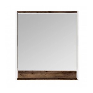 Изображение товара Зеркало Aquaton Капри 1A230402KPDB0 80 x 85 см настенное с подсветкой, цвет таксония темная