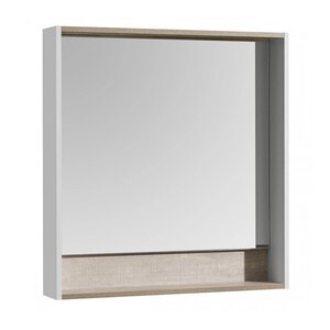 Изображение товара Зеркало Aquaton Капри 1A230402KPDA0 80 x 85 см настенное с подсветкой, цвет бетон пайн