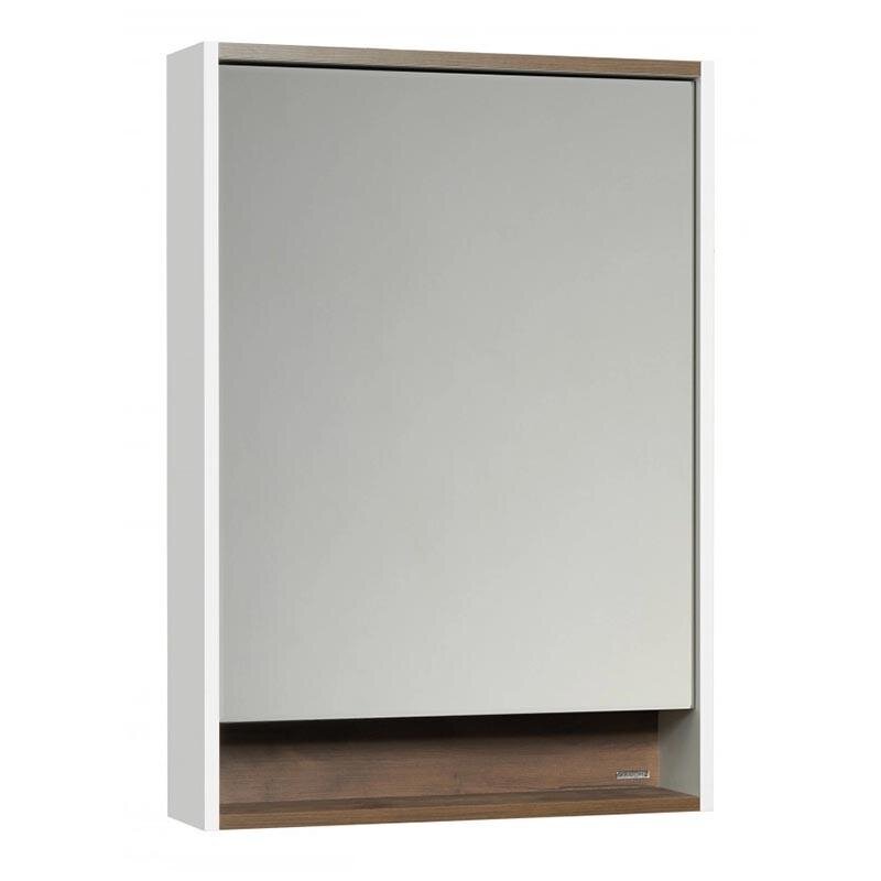 Изображение товара Зеркало-шкаф Акватон Капри 1A230302KPDB0 с подсветкой 60x85 см таксония темная