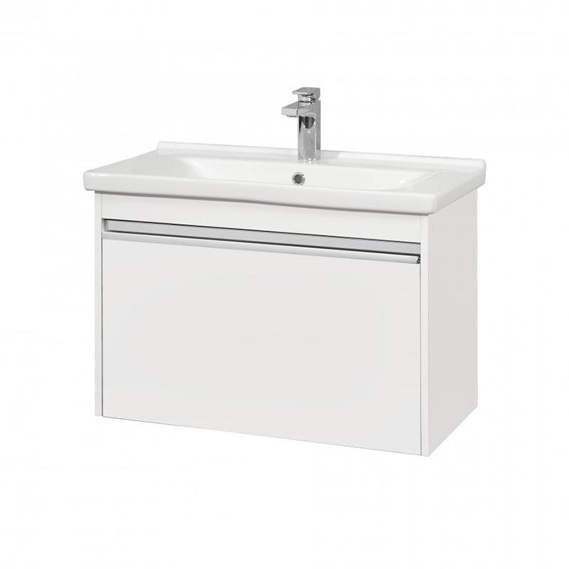 Изображение товара Тумба под раковину Aquaton Капри 1A230201KP010 80 см, цвет белый глянцевый