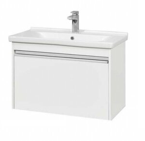 Изображение товара Тумба под раковину Акватон Капри 1A230201KP010 80 см, цвет белый глянцевый