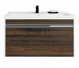 Изображение товара Тумба под раковину Акватон Капри 1A230201KPDB0 80 см, цвет таксония темная