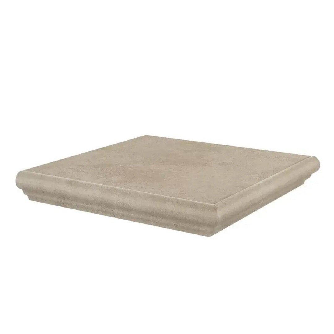 Изображение товара Ступень, керамогранит Kerama Marazzi Хадду KM4040G0001NGTA, 34 x 34 см, угловая, бежевый