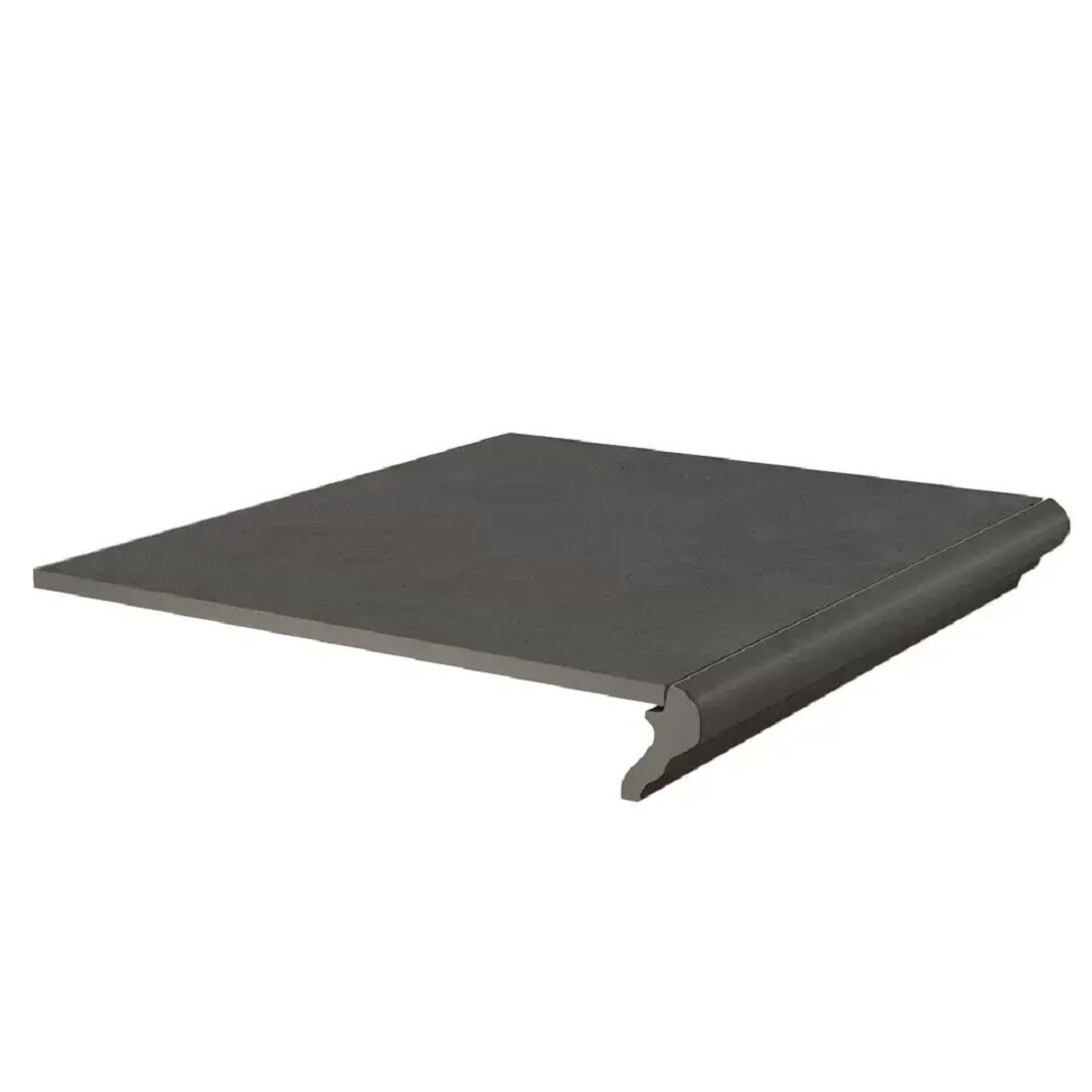 Изображение товара Ступень, керамогранит Kerama Marazzi Хадду KM4040G0041NGTF, 40.2 x 34 см, фронтальная, тёмно-серый 