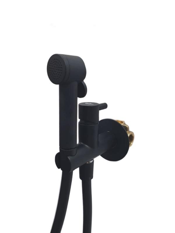 Изображение товара Гигиенический душ Webert Elio, EL870303560PVC, со смесителем, черный