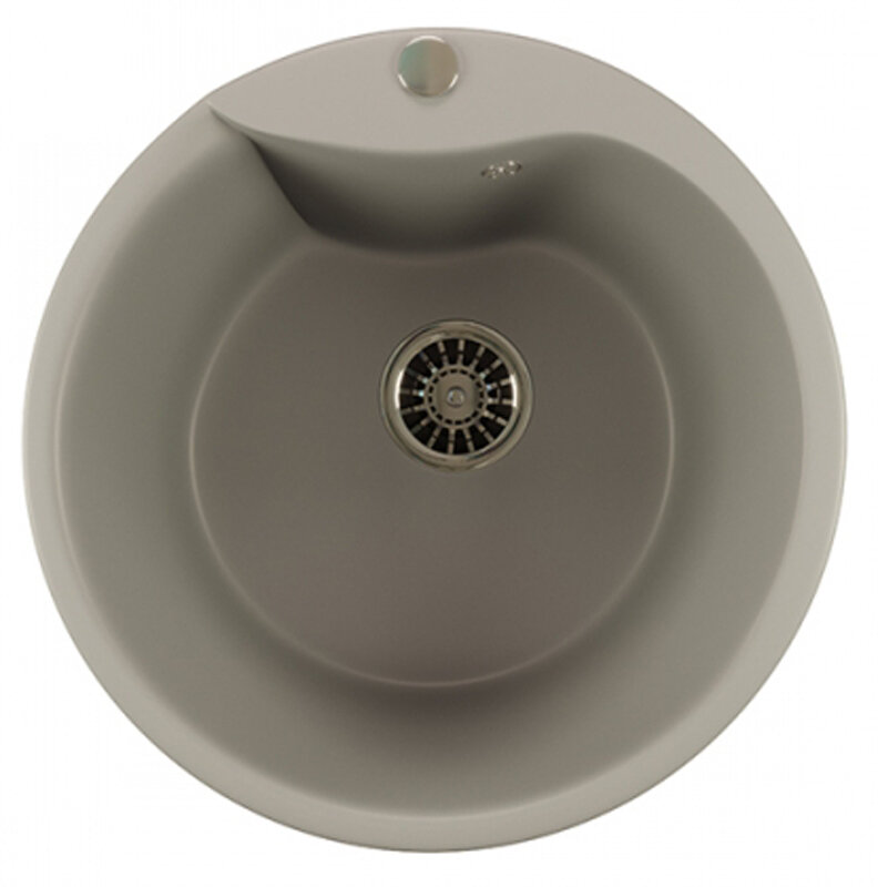 Изображение товара Кухонная мойка Mixline ML-GM12 (342) из искусственного камня, врезная, графит