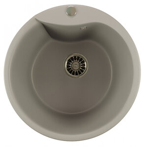 Изображение товара Кухонная мойка Mixline ML-GM12 (342) из искусственного камня, врезная, графит