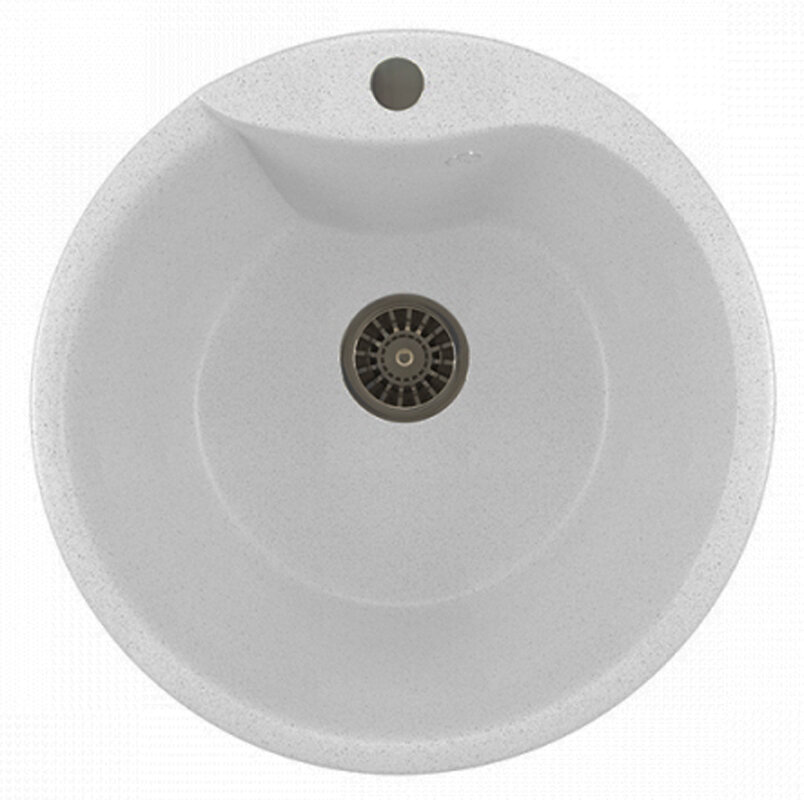 Изображение товара Кухонная мойка Mixline ML-GM12 341 из искусственного камня в установке сверху