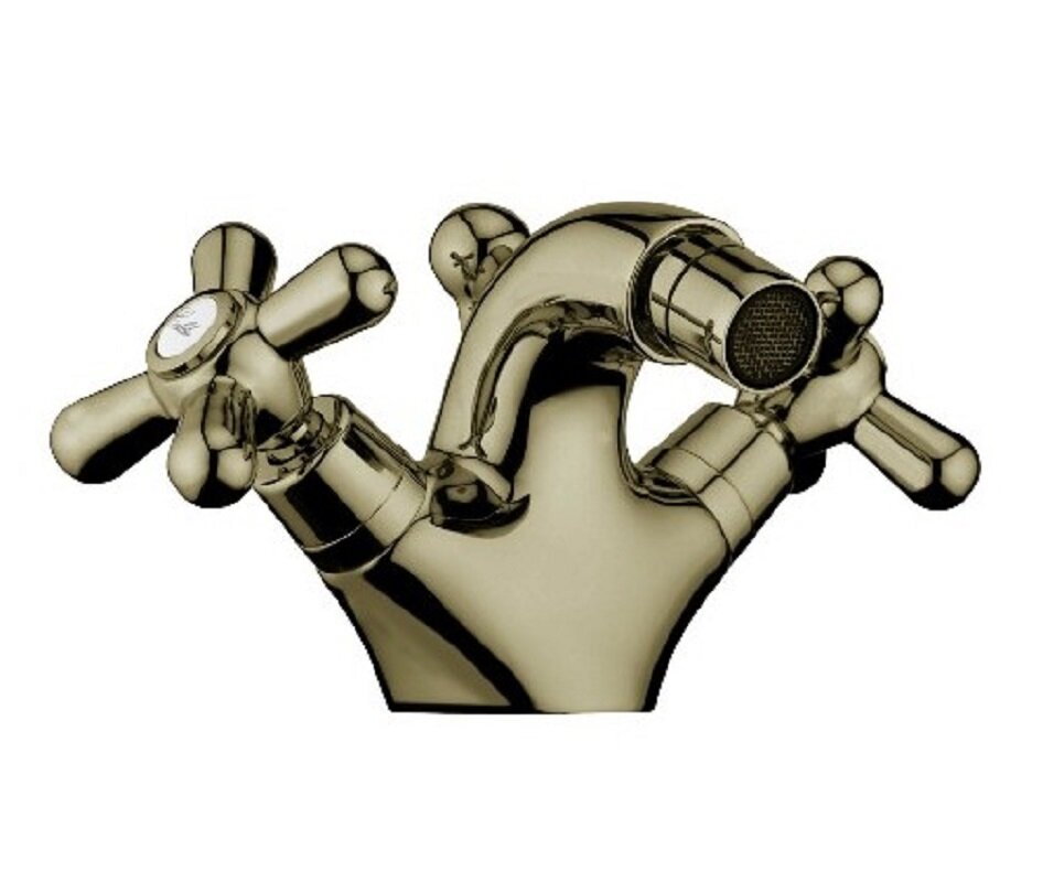 Изображение товара Webert Armony AM710102065: бронзовый смеситель для биде с донным клапаном