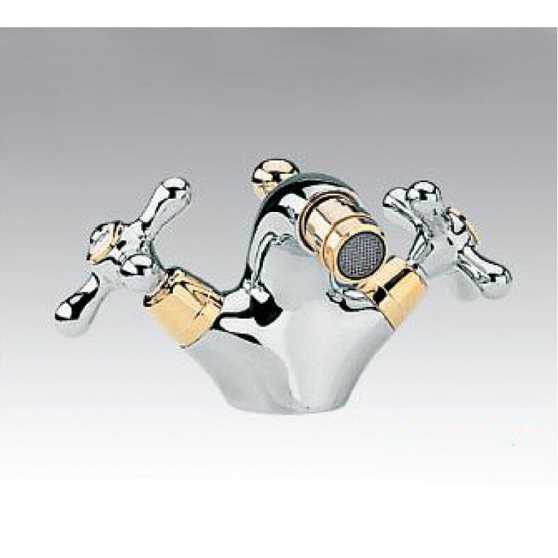 Изображение товара Смеситель Webert Armony AM710102017 для биде, с донным клапаном, хром/золото Изображение товара Смеситель Webert Armony AM710102017 для биде, с донным клапаном, хром/золото