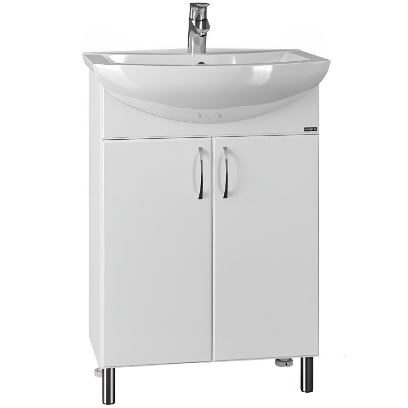 Изображение товара Тумба под раковину СаНта Грация 201019 60 см напольная белая