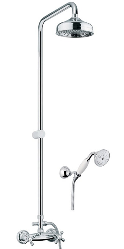 Изображение товара Душевая система Webert Armony AM760405015 со смесителем хром Италия