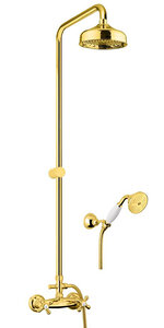 Изображение товара Душевая система Webert Armony AM760405010 со смесителем, золото