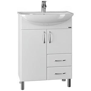 Изображение товара Тумба под раковину СаНта Сити 201076, 60 см, напольная, цвет белый