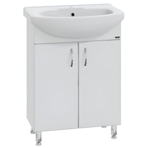 Изображение товара Тумба под раковину СаНта Элеганс 201102, 65 см, напольная, цвет белый