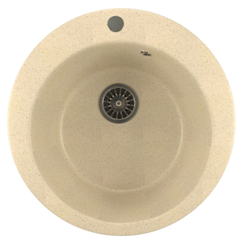 Изображение товара Кухонная мойка Mixline ML-GM13 бежевого цвета 49.5 х 49.5 см