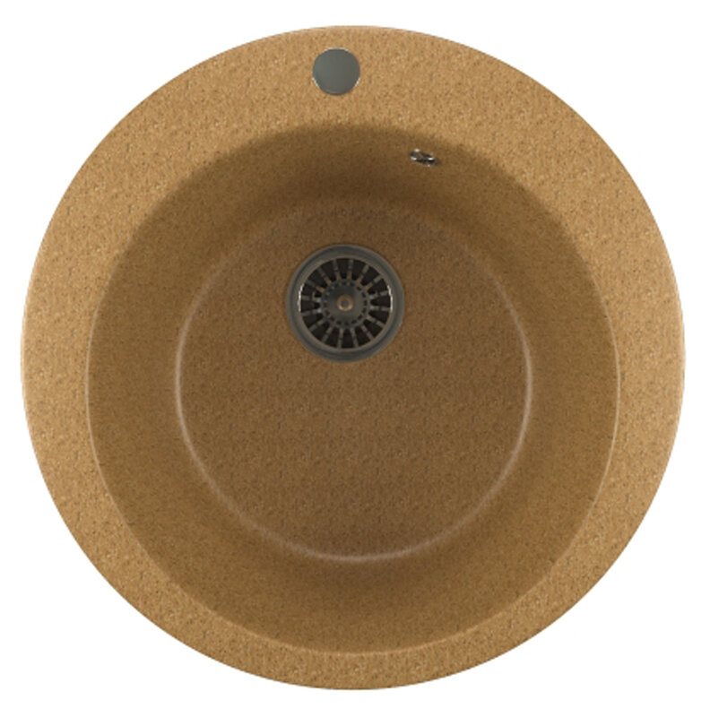Изображение товара Кухонная мойка Mixline ML-GM13 302 врезная сверху песочный искусственный камень