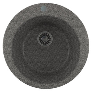Изображение товара Кухонная мойка Mixline ML-GM13 49,5 см темно-серая врезная из искусственного камня