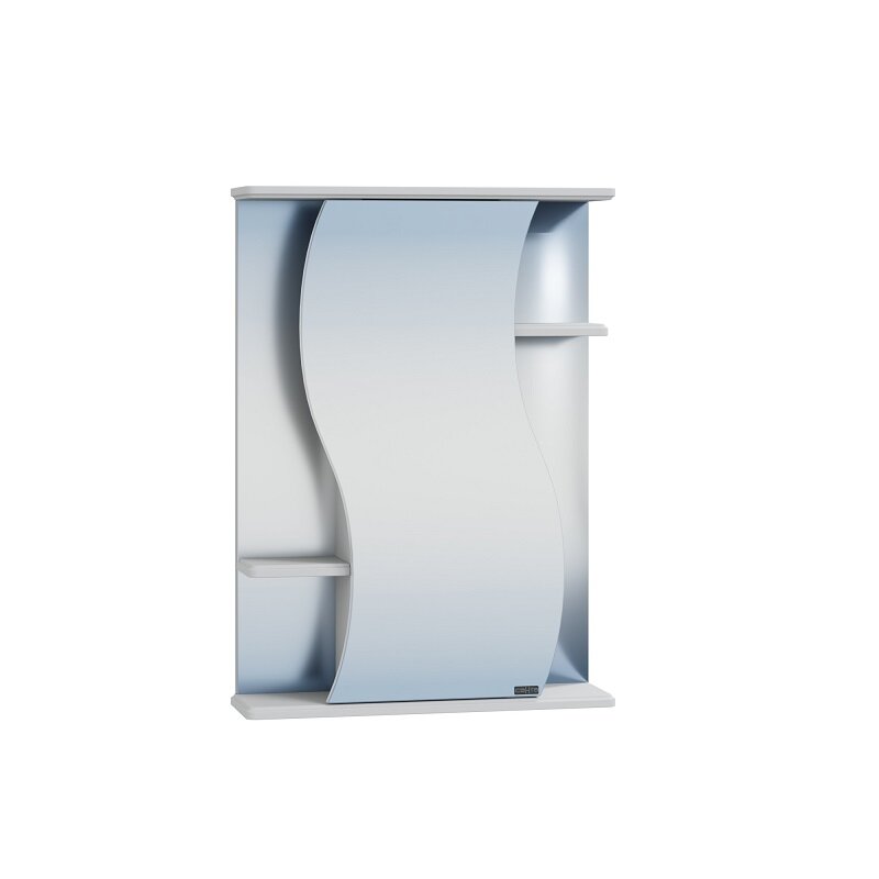 Изображение товара Зеркальный шкаф СаНта Лира 55 101052 белый подвесной с подсветкой