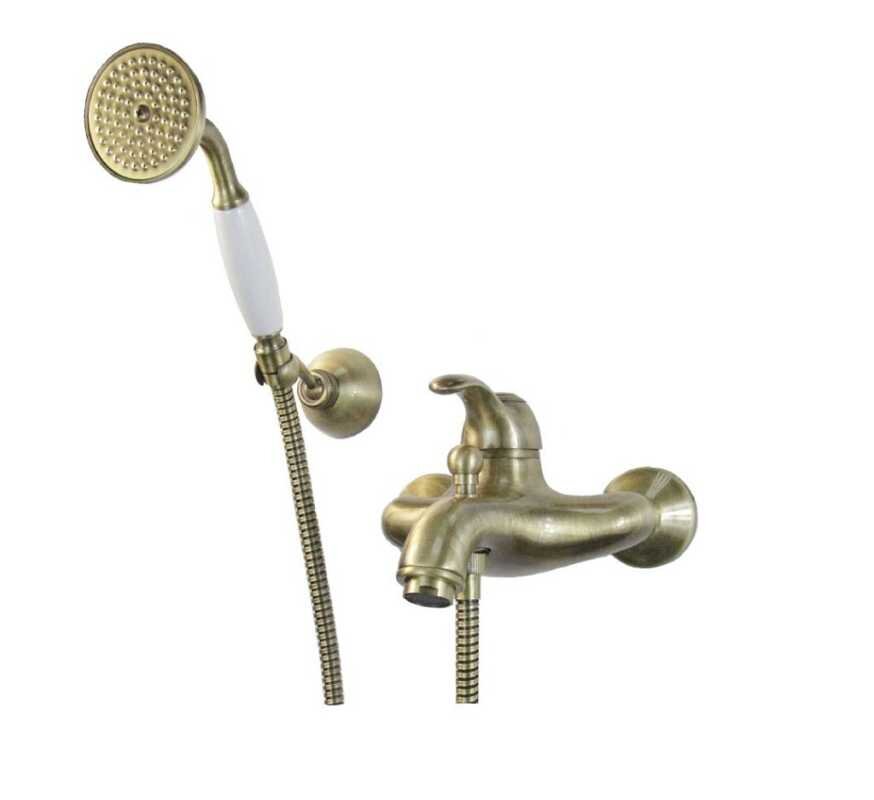 Изображение товара Смеситель Webert Aurora AU850101065 для ванны с душевым гарнитуром бронза