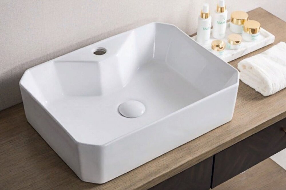 Изображение товара Раковина BelBagno BB1387 накладная 49x38 см для ванной и кухни, белая