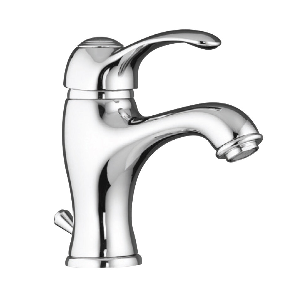 Изображение товара Смеситель Webert Aurora AU830102015 для раковины с донным клапаном, хром