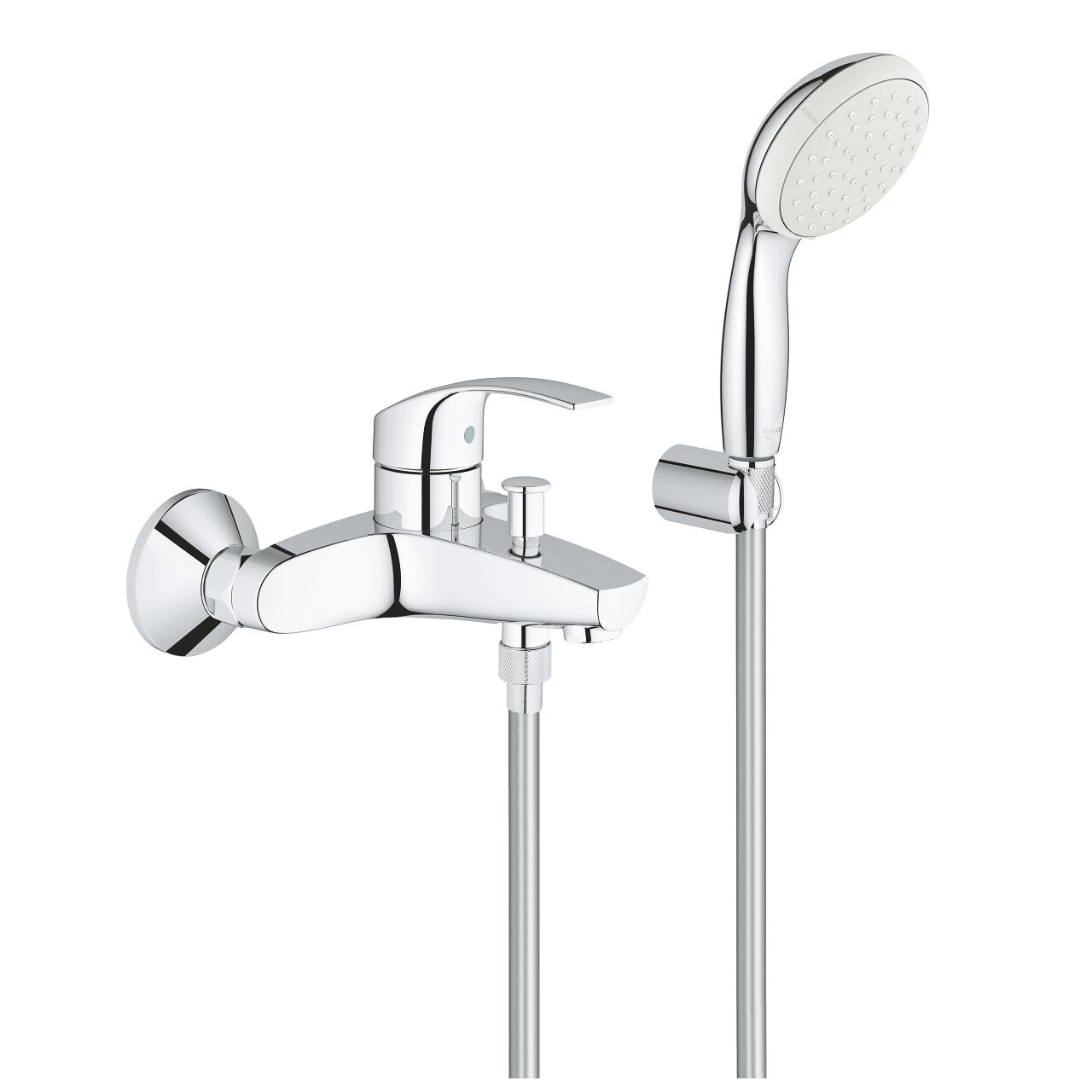 Изображение товара Смеситель для ванны и душа Grohe Eurosmart New, 3330220A, хром 