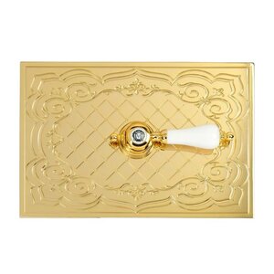 Изображение товара Декоративная панель смыва Migliore Ottone Classic Expert 24246 - золото, для унитаза