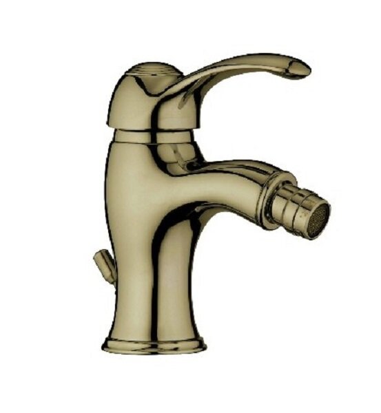 Изображение товара Смеситель Webert Aurora AU840102065 для биде, бронза, монолитный, с донным клапаном