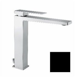 Изображение товара Смеситель Webert Pegaso PE830402560 для раковины, высокий, с донным клапаном, черный матовый