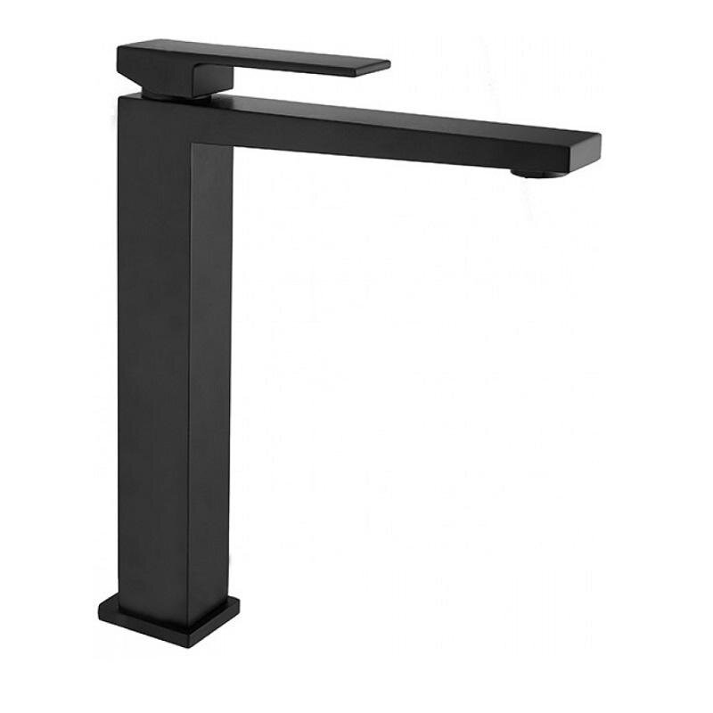 Изображение товара Смеситель Webert Pegaso PE830402560 для раковины высокий черный матовый