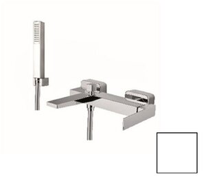 Изображение товара Смеситель Webert Pegaso PE850101844 для ванны, с душевым гарнитуром, белый