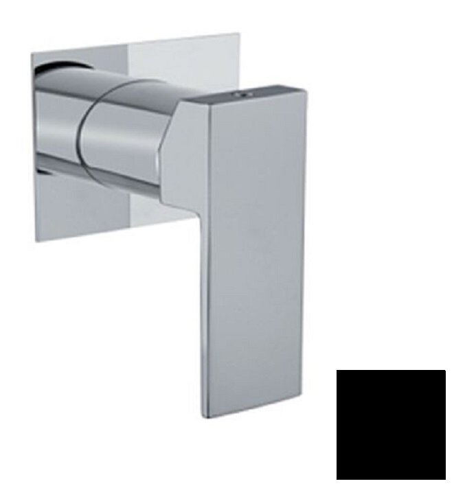 Изображение товара Встраиваемый смеситель для душа Webert Pegaso PE880101560 черный матовый